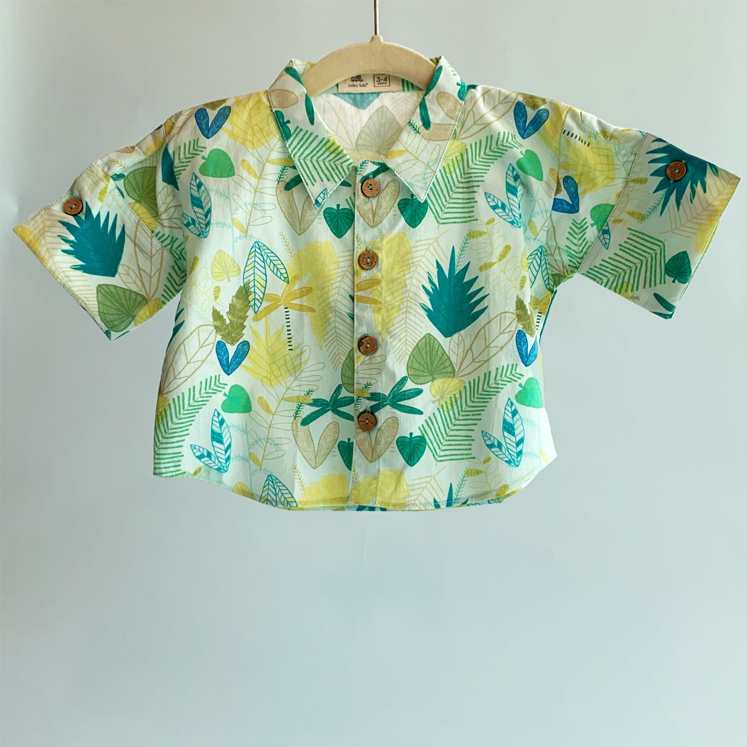 Leafy Forest Cropped Shirt | Rescue