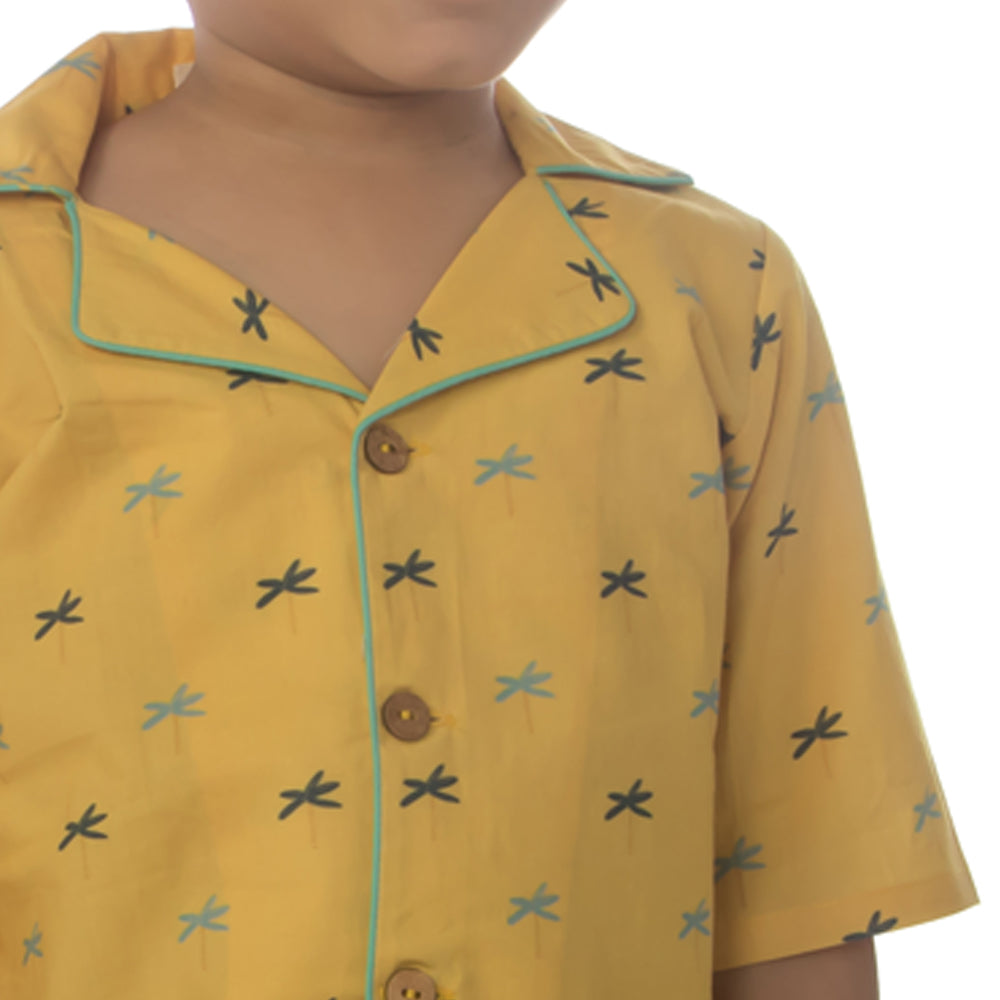 Sunny Palm Hawaiian Shirt