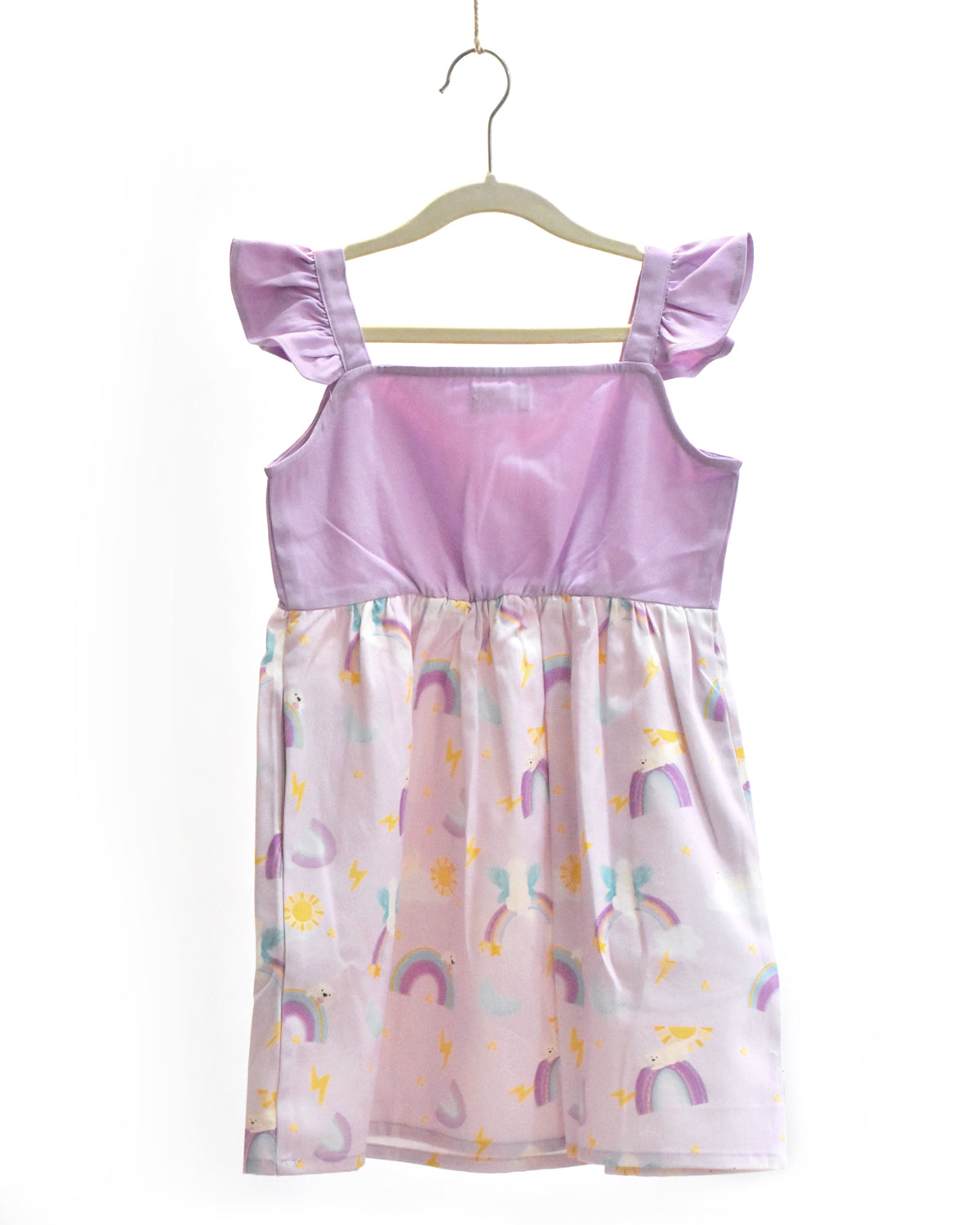 'In the Sky' Lavender Frilly Frock | Rescue