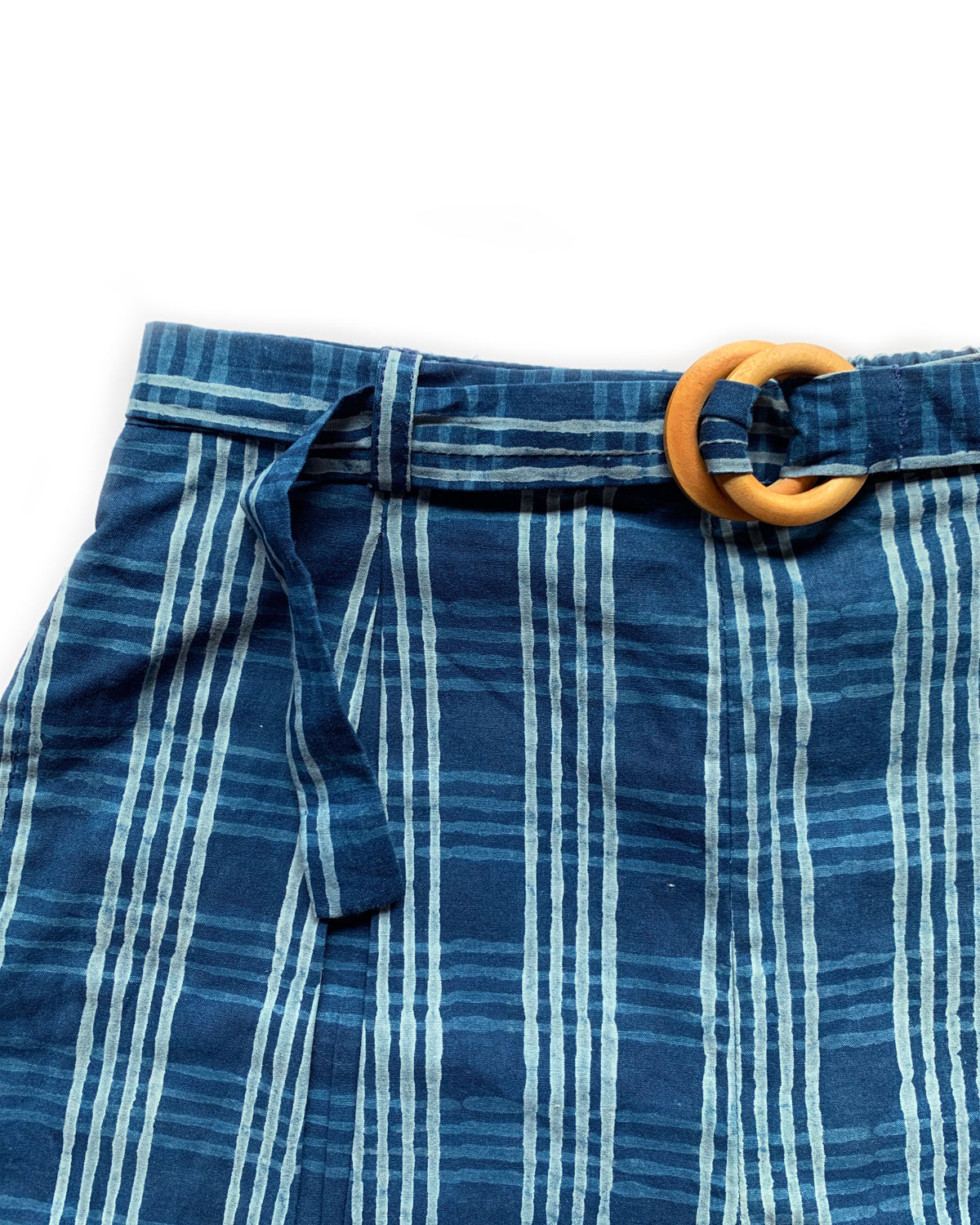 Sunny Palm Tie-Up Top & Pool Shorts with Matching Belt