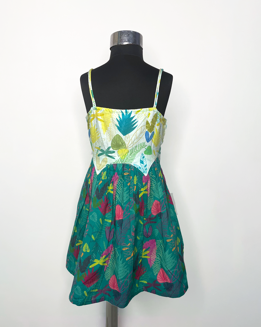 Green Leafy Forest Day Dress | Rescue