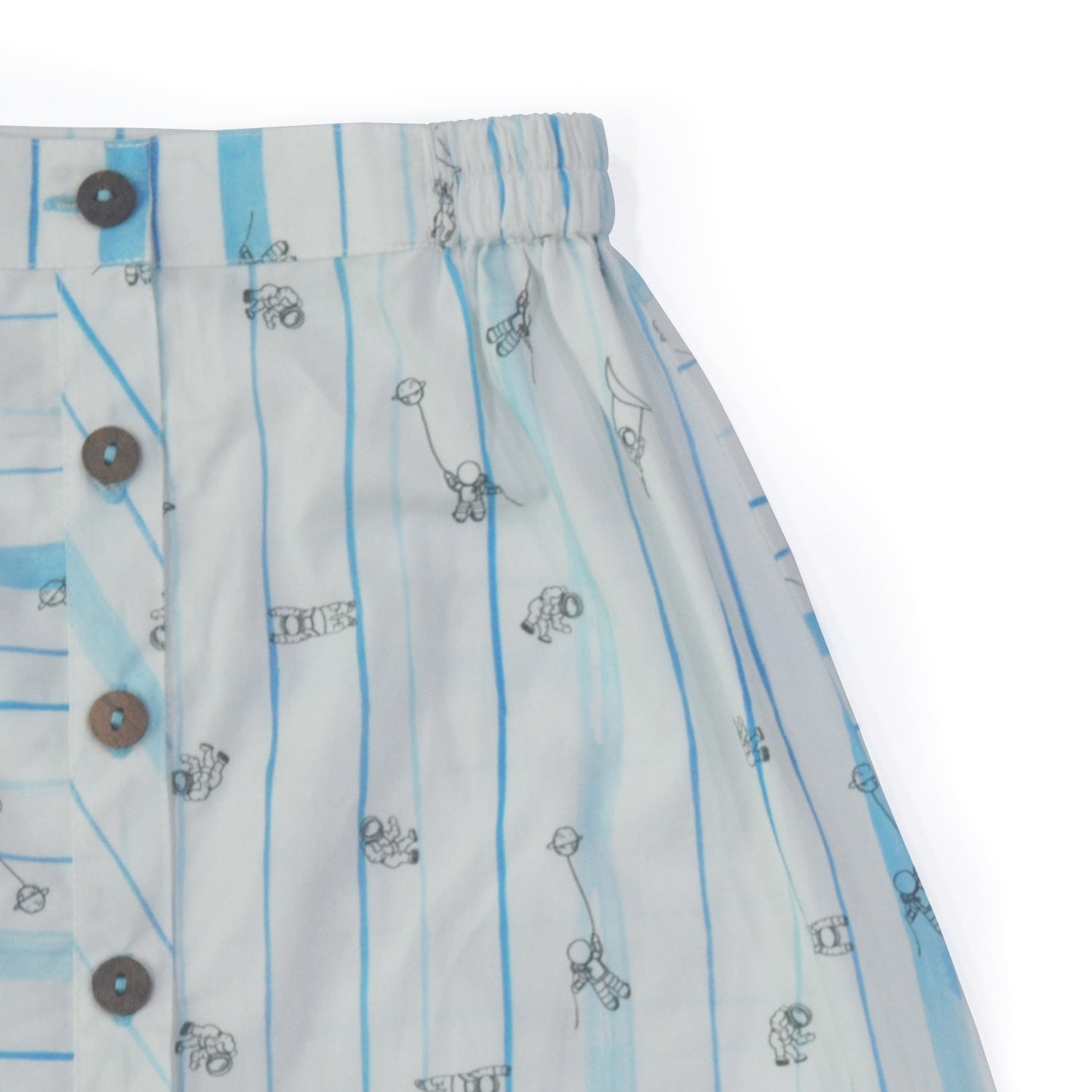 Astronaut Button-Up Skirt | Rescue