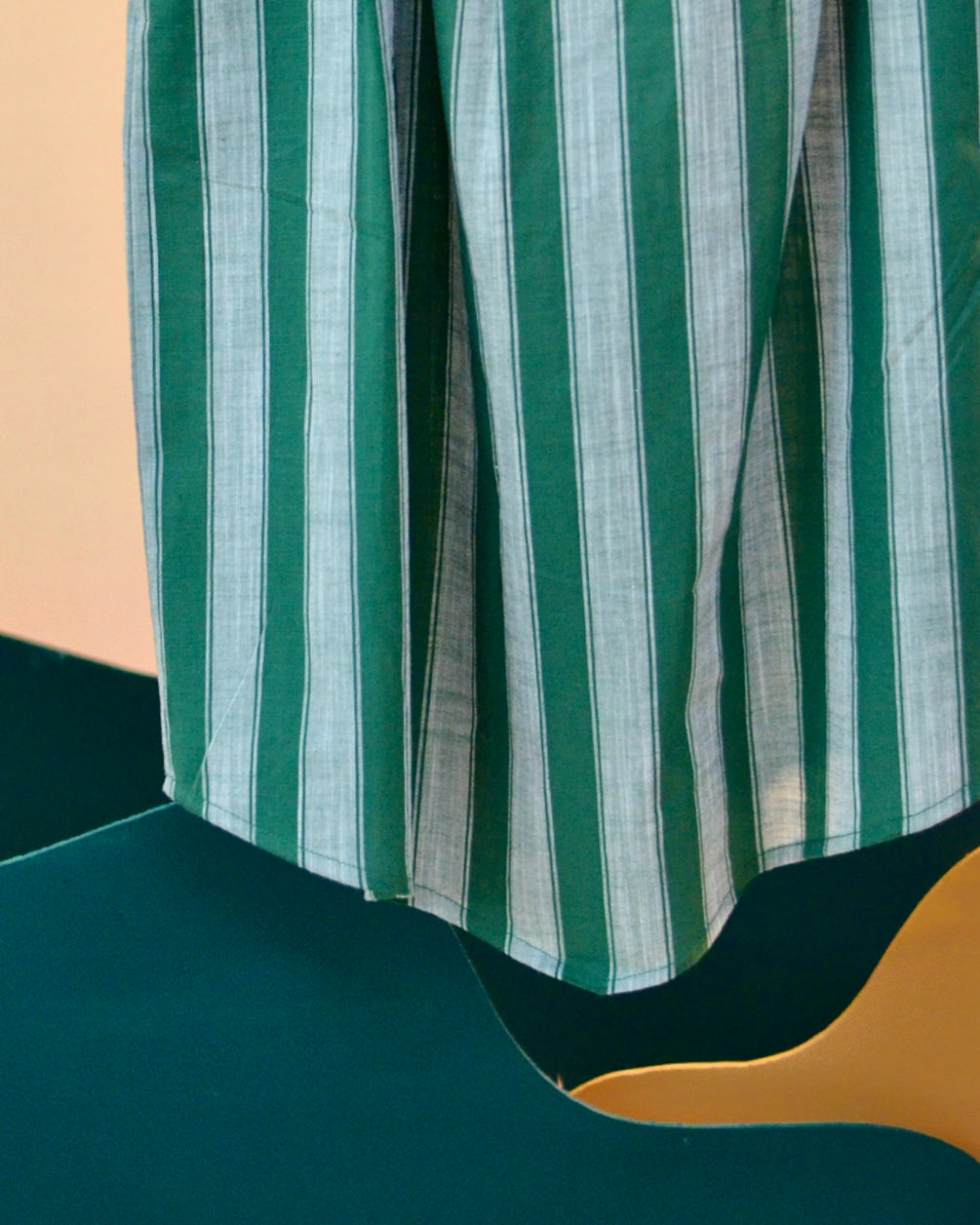 Lush Striped Tie-Up Maxi Dress