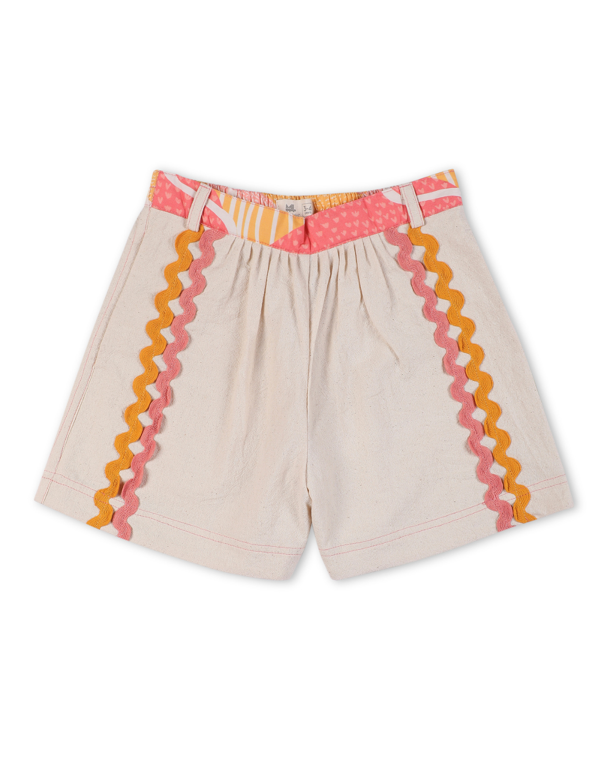 Candy Escape Printed Cotton Co-Ord Set, Pink and Yellow