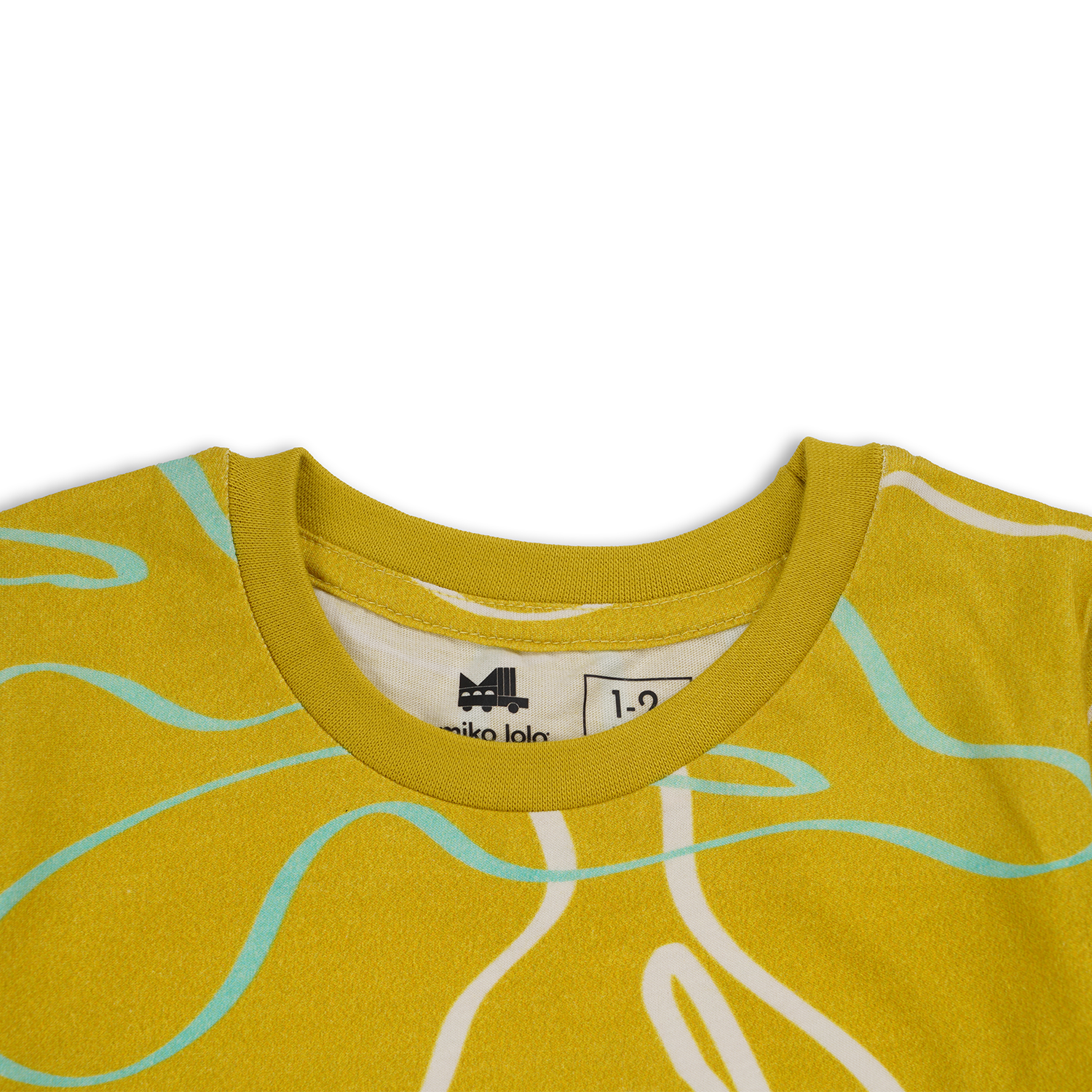 Reef Printed Unisex T-Shirt, Mustard