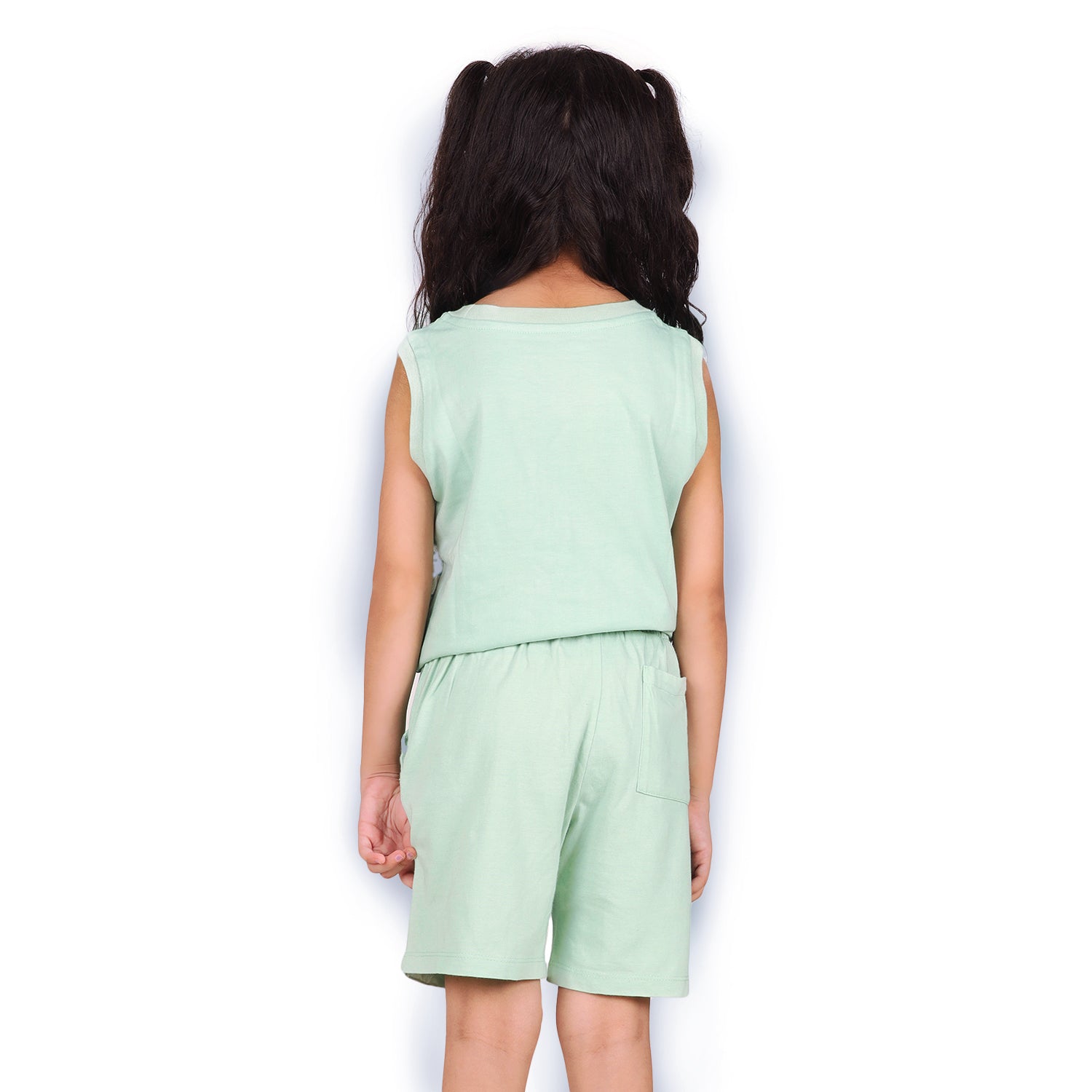 Aqua Ripple Vest with Matching Planet First Shorts Set
