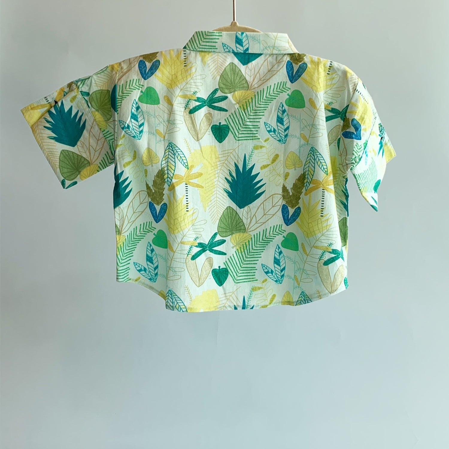 Leafy Forest Cropped Shirt | Rescue