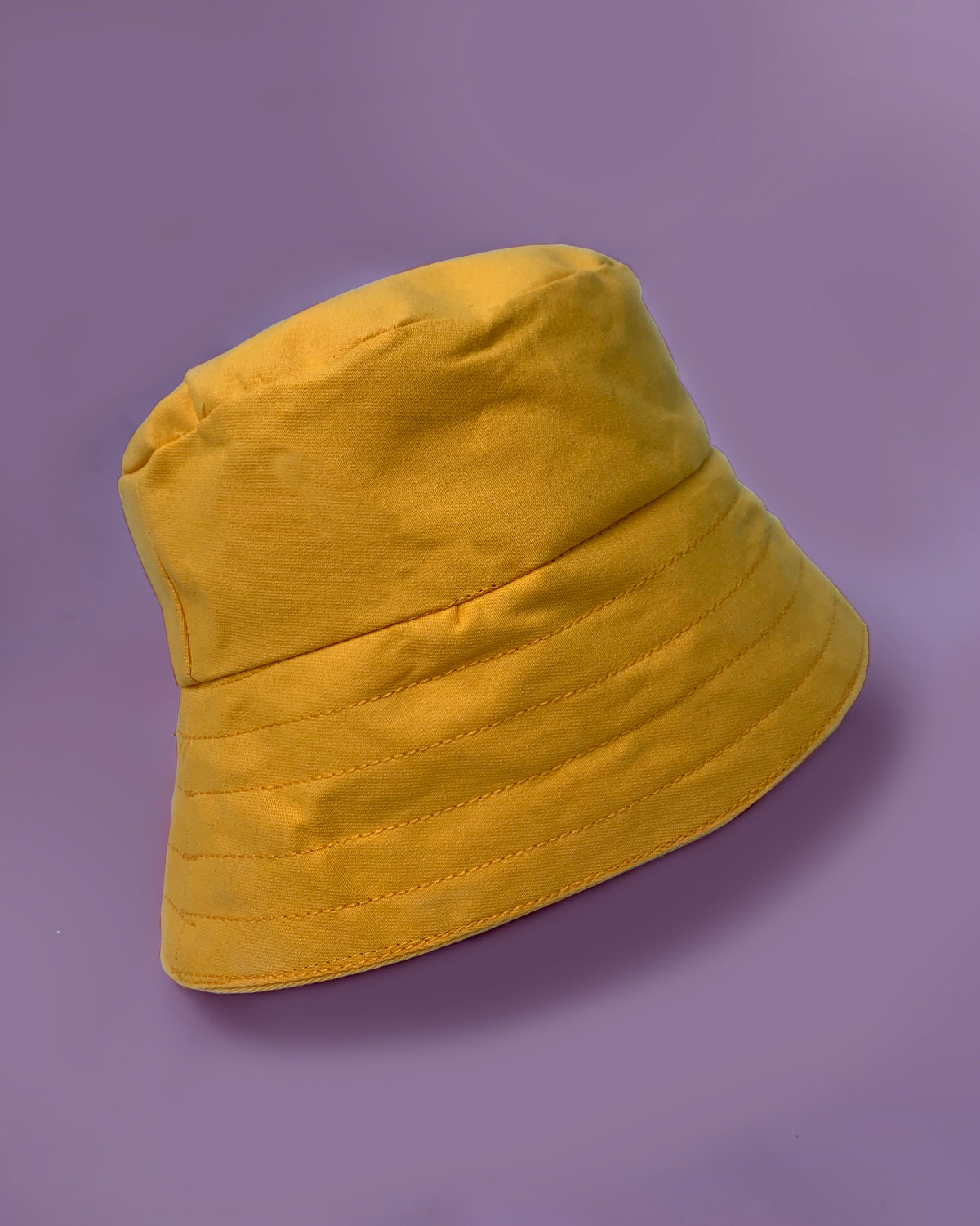 Sunshine Yellow Upcycled Unisex Bucket Hat