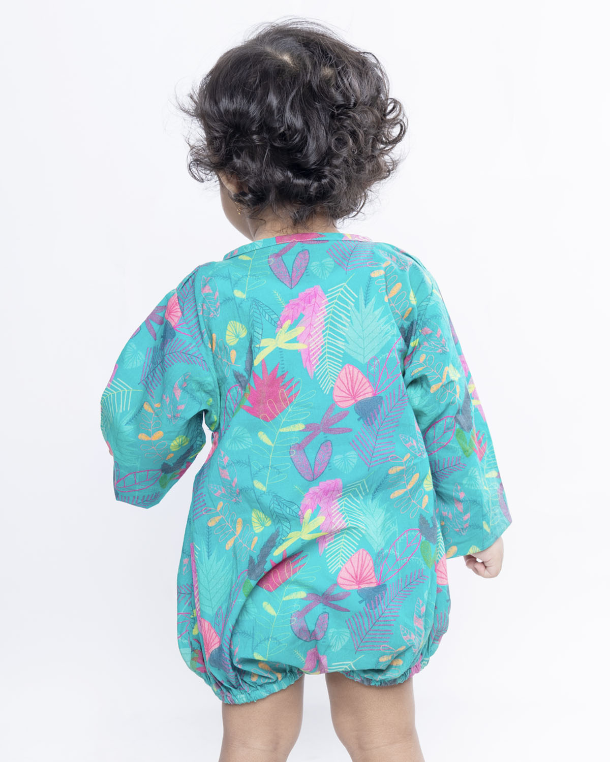 Green Leafy Full Sleeves Unisex Onesie