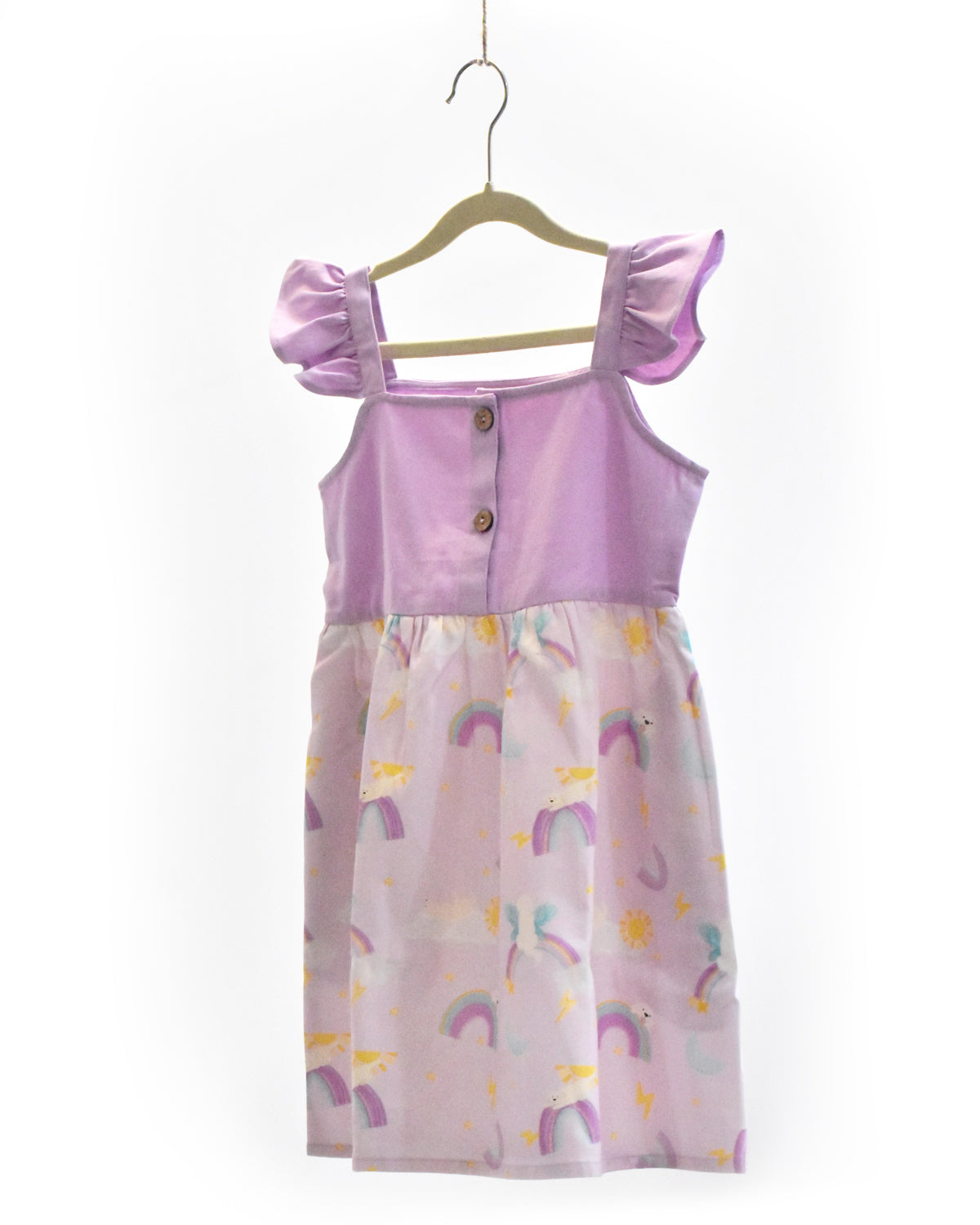 'In the Sky' Lavender Frilly Frock | Rescue